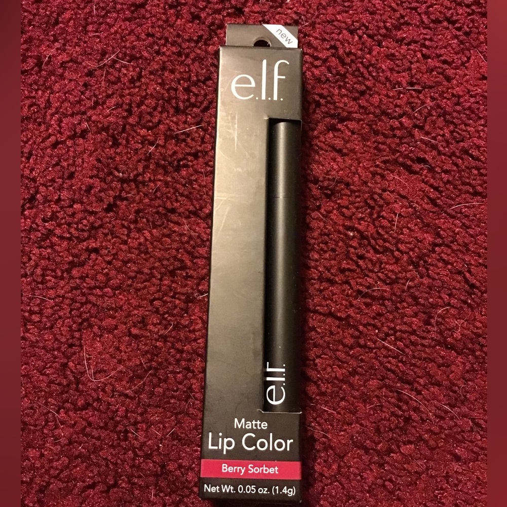 ELF MATTE LIPCOLOR LIPSTICK BERRY SORBET NEW FRESH